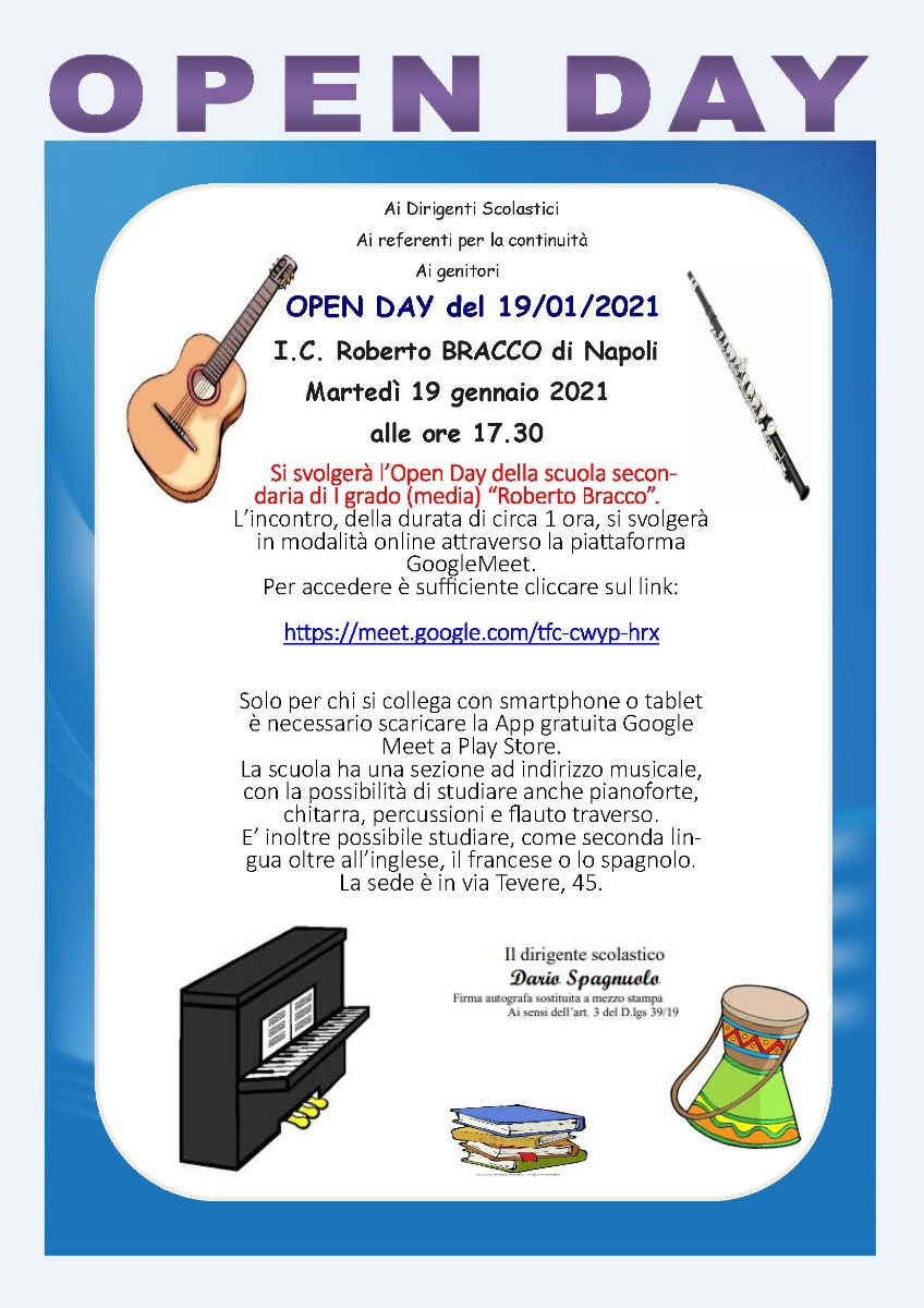 Open Day 2^ ed. Scuola secondaria di I grado